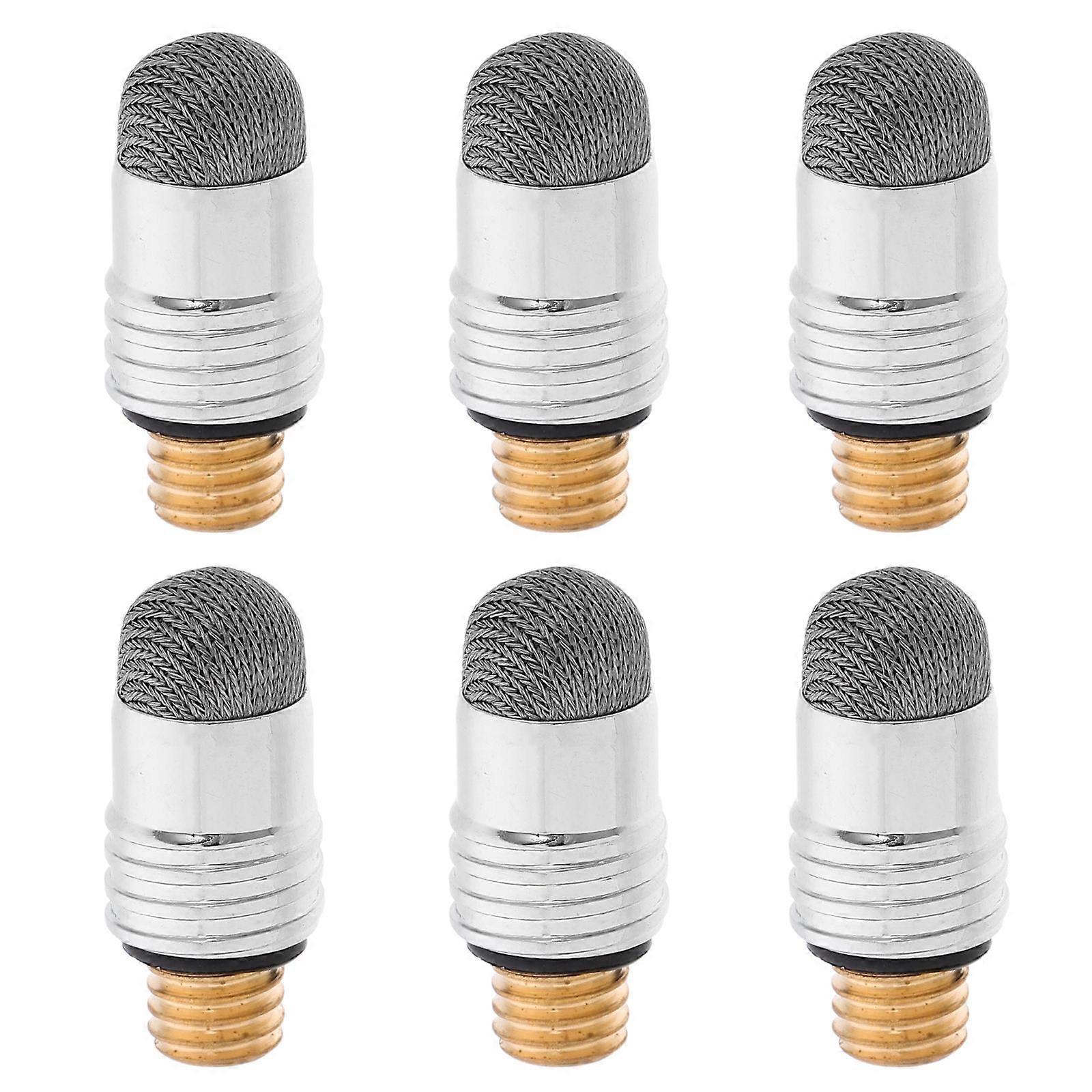 6pcs Capacitive Stylus Pen Tips Replacement for Touch Screens – Outer Thread Mesh Design, Enhanced Compatibility, Easy Installation & Portable Use