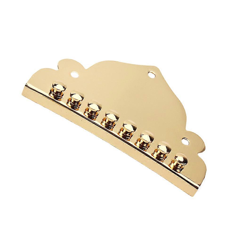 QB01 Gold Metal Mandolin Tailpiece Components for 8 String Mandolin Guitar