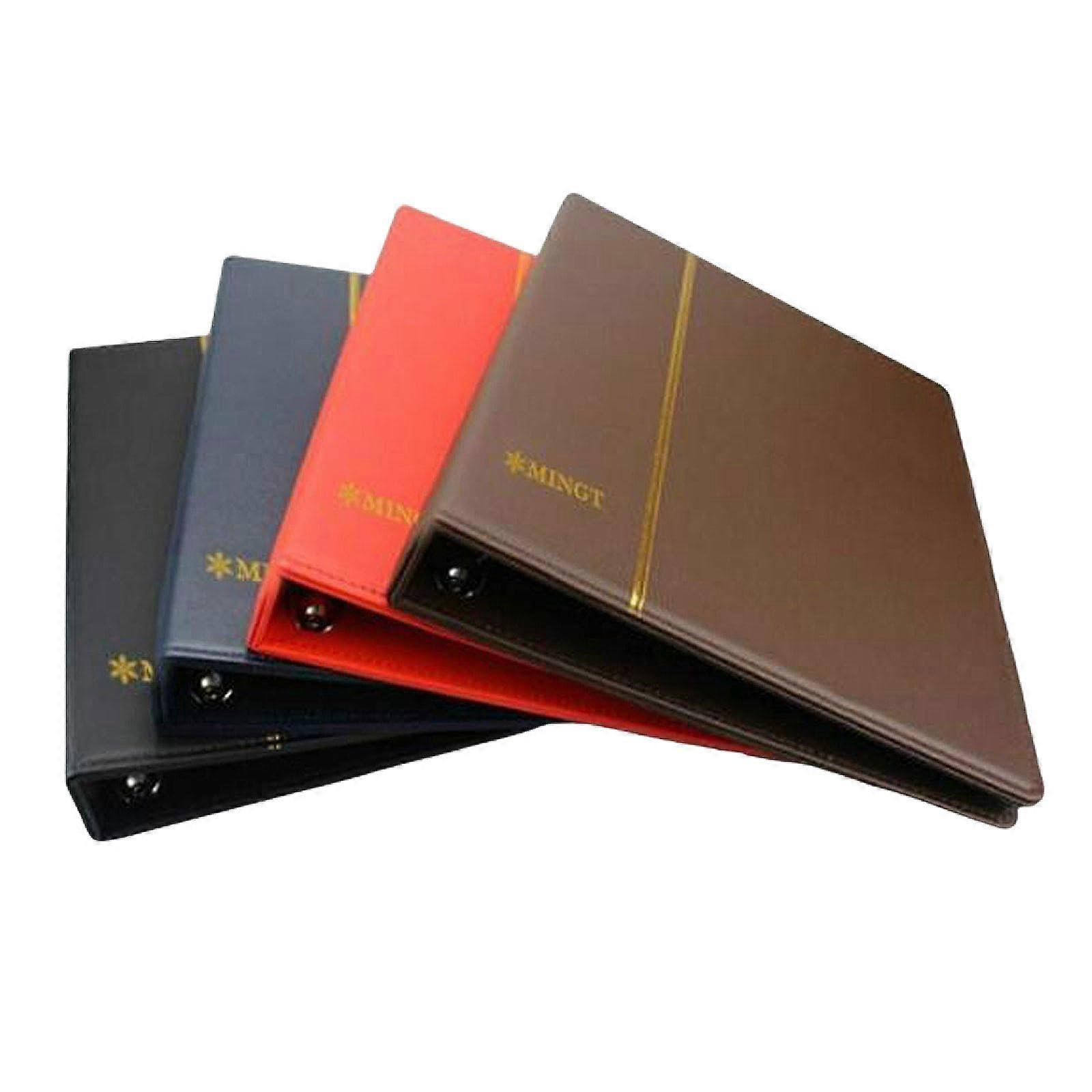 Stamp Album Insertion Book with 10 Inner Pages, Blue Stamp Collection Album for Stamps, Trading Cards, and Dollar Notes