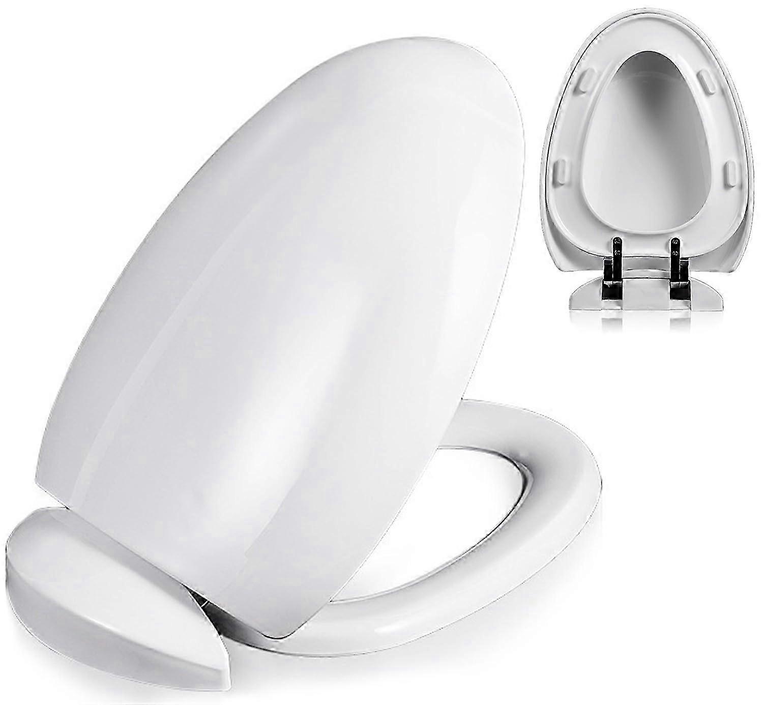 2025 WC-ülőke, amely nem lazul meg, WC-fedél SoftClose mechanizmussal, WC-ülőke kerek, tojás kialakítás, WC-fedél, WC-ülőke, könnyen tisztítható