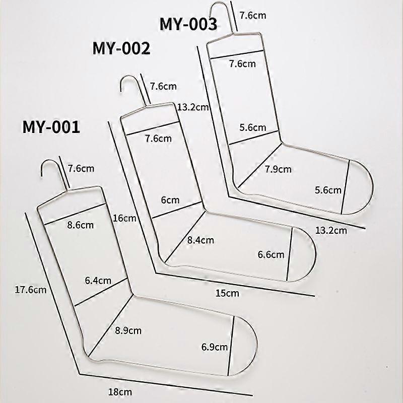 2pcs Sock Blockers: Knitting Drying And Blocking Stainless Steel Knitting And Crochet Sock Blockers For Shaping Stretching
