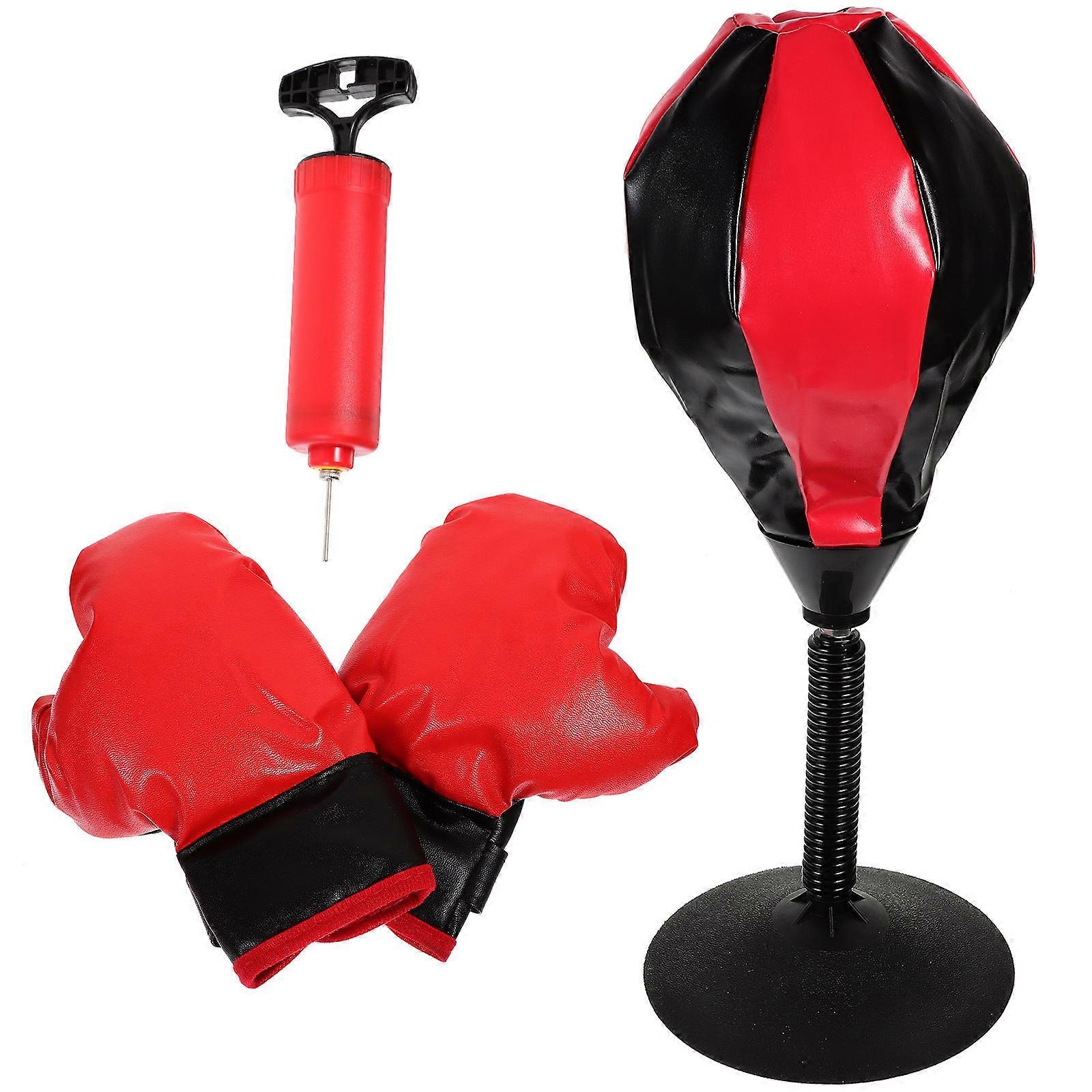 Desktop Boxing Toy Plastic Construction Punching Balls For Kids 1Set