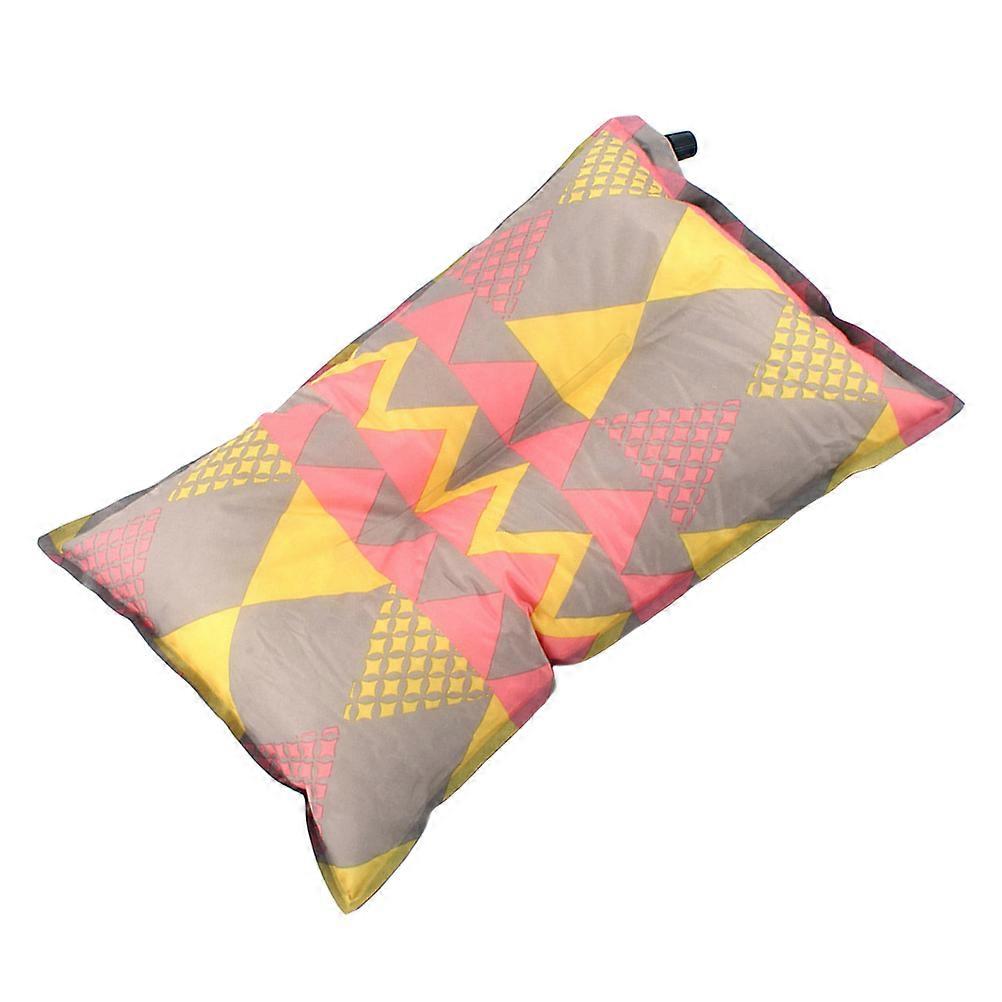 Inflatable Pillow 1Pack Ideal For Adults At Home Or Outdoors Bringing Comfort On Travel Trips With Automatic Inflation Features