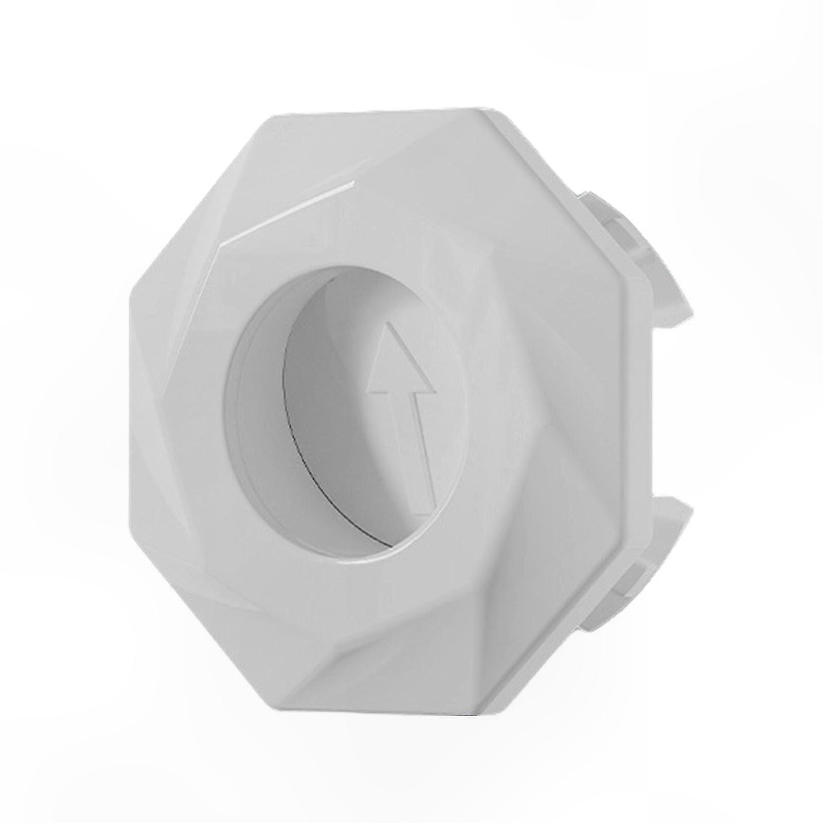 Multipurpose Round Overflows Covers Portable for Bathroom Accessory and Kitchen Sinks Sturdy Galvanized Plastic silver