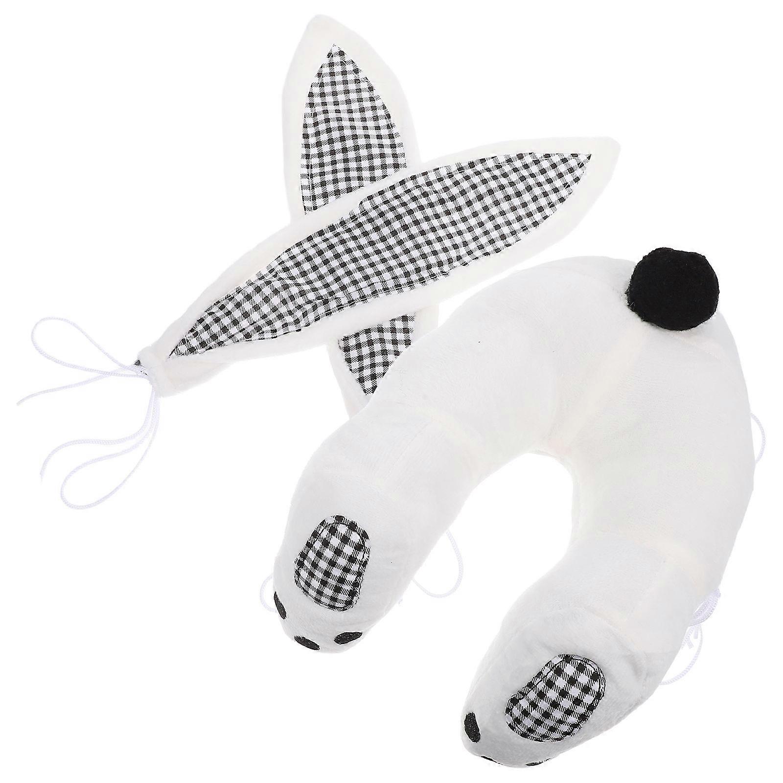 1 Set Easter Bunny Tail and Ears Craft Attachment for DIY Wreath Decor Supplies Rabbit Decor for Easter Party Decoration