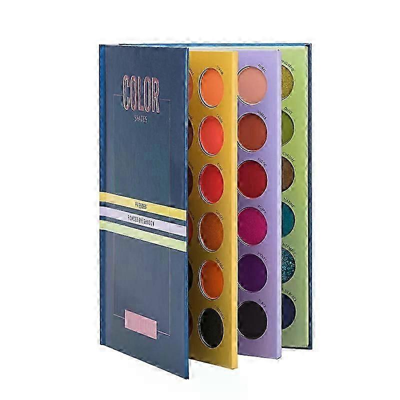 Beauty Glazed 60/72 Color Three-layer Book Style Make Up Cosmetic Highlight Eyeshadow Palette Matte Pearlescent Eye Shadow