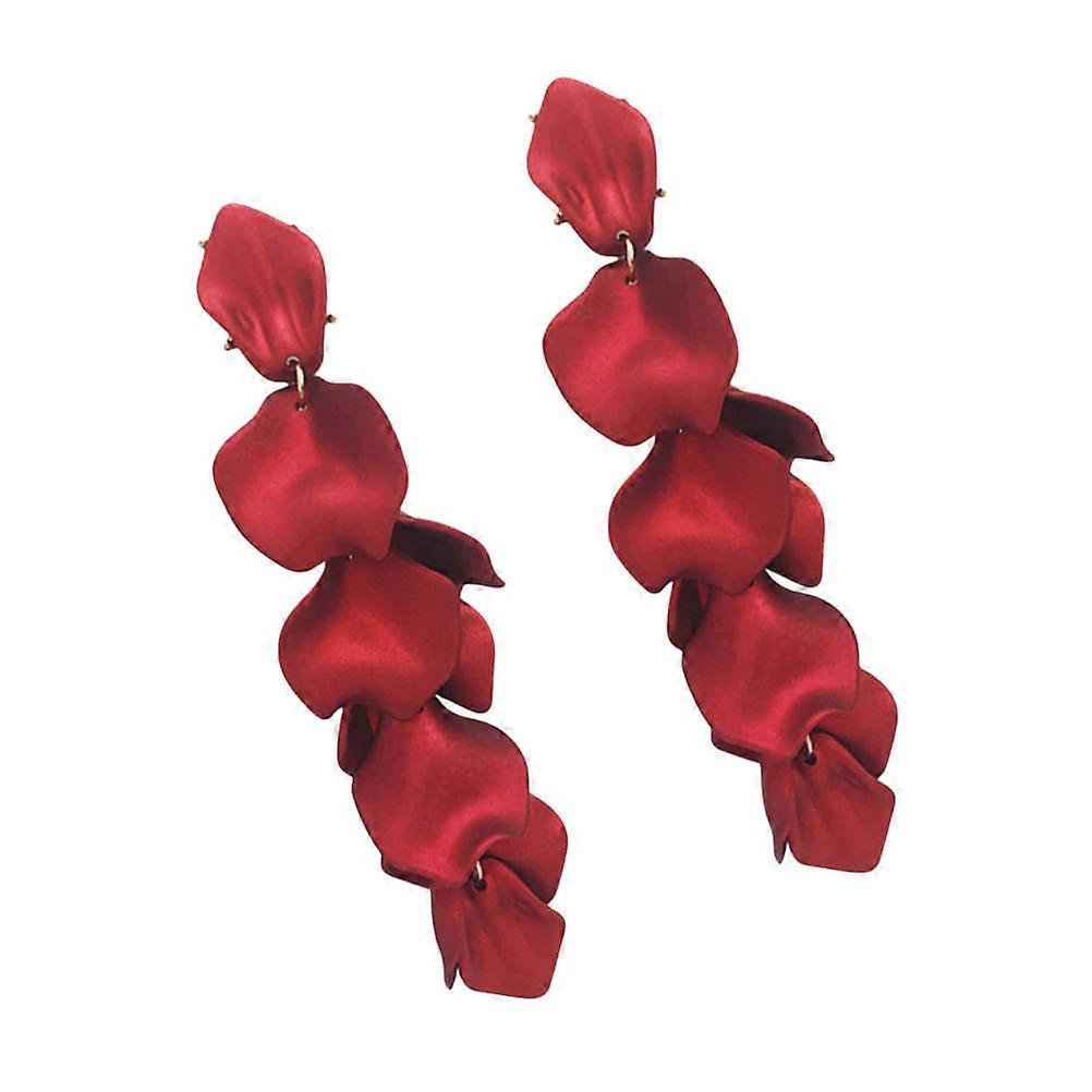 Here's a refined and engaging product description for **Acrylic Flower Earrings** that highlights their appeal and versatility:
🌸 **Elegant