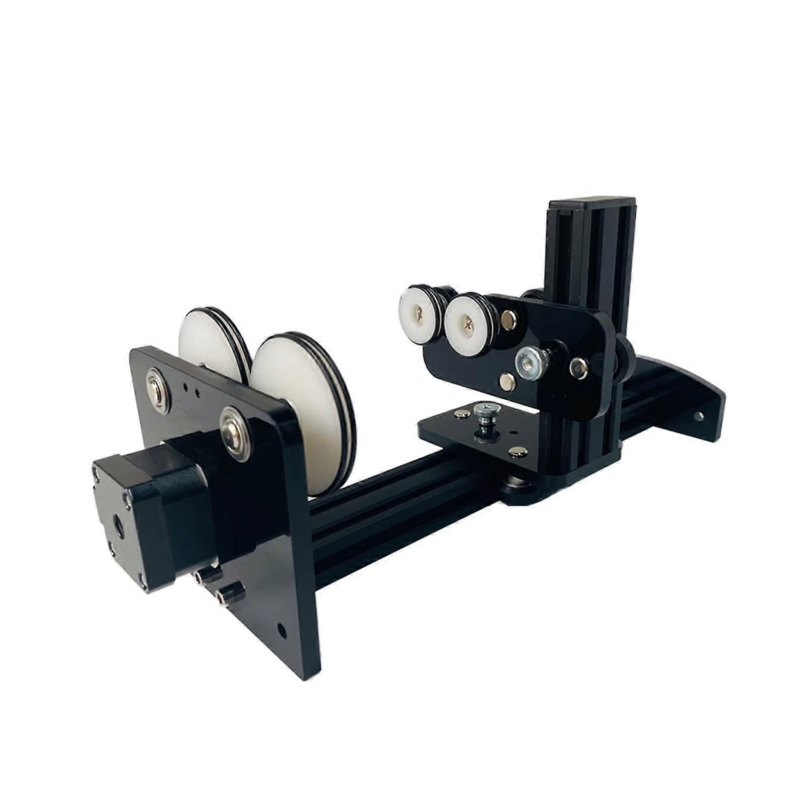 Stepper Motor Aaxis Jig Column Cylinder Engraving Rotary Module Roller 4th Axis for Gravel Machine Router Tools Y Axis Parts Low Vibration Low Noise