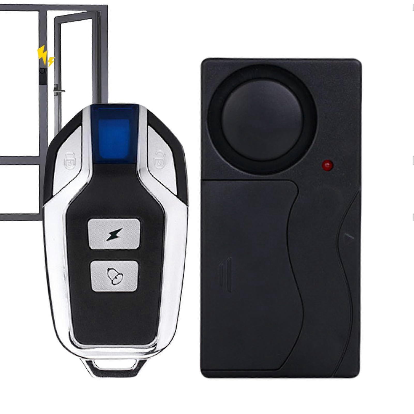 Motorcycle Alarm System 110 dB Loud Auto Security with Wireless Remote, Adjustable Volume Anti-Theft Device