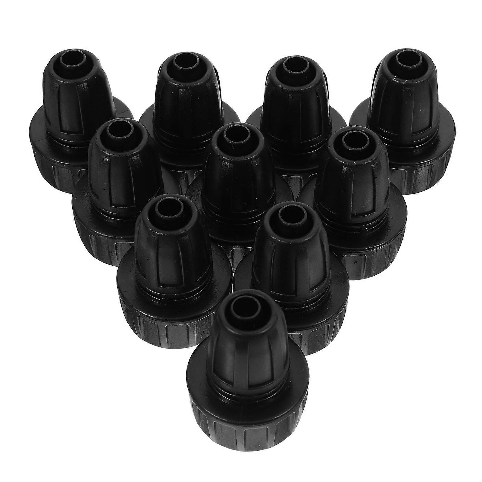 Masteelf 10Pcs Water Hose Adapters for Garden Hose Accessory Drip Irrigation Connector Fitting Part Quick Connector Replacement