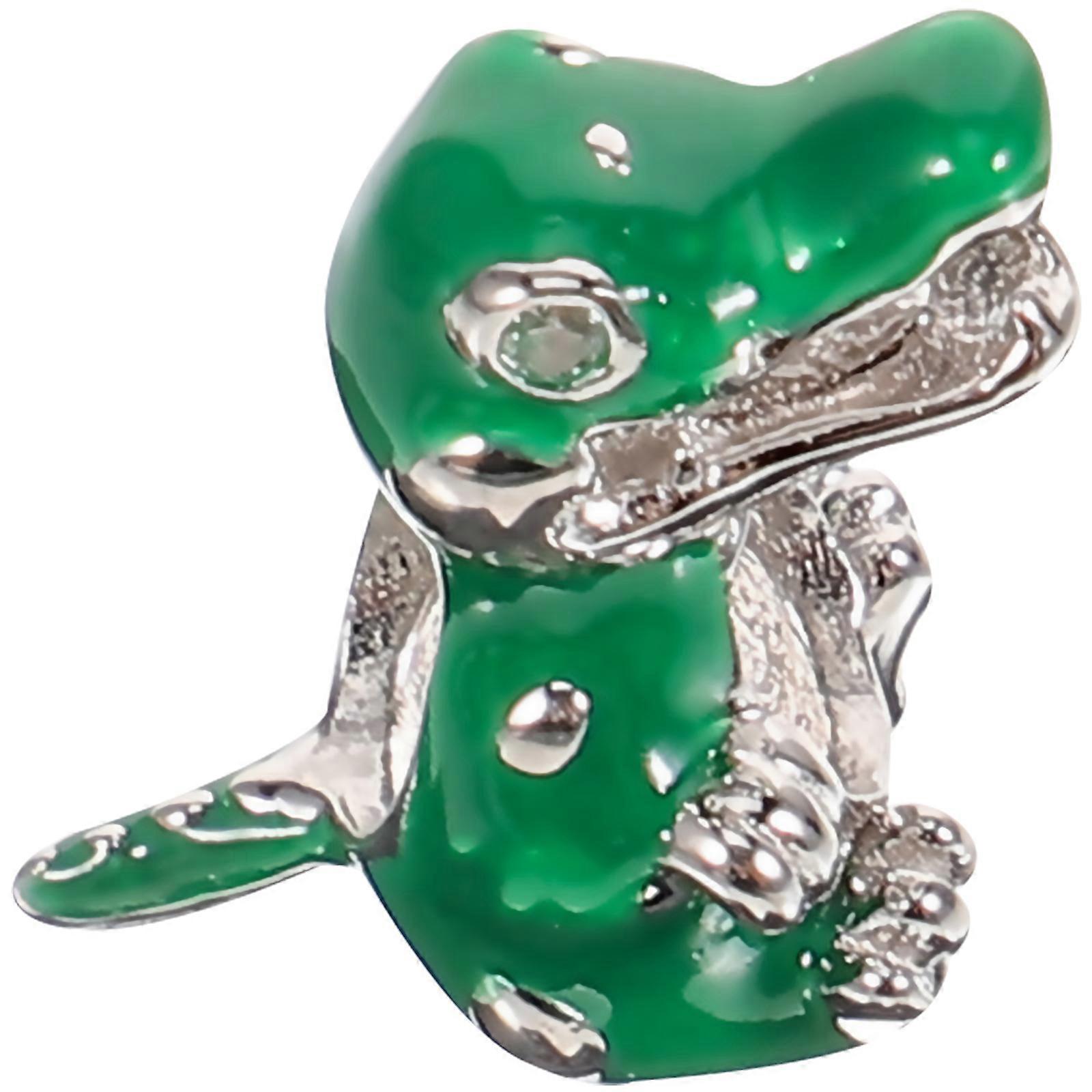 Creative Crocodile Charm Bead Supporting Versatile Jewelry Projects
