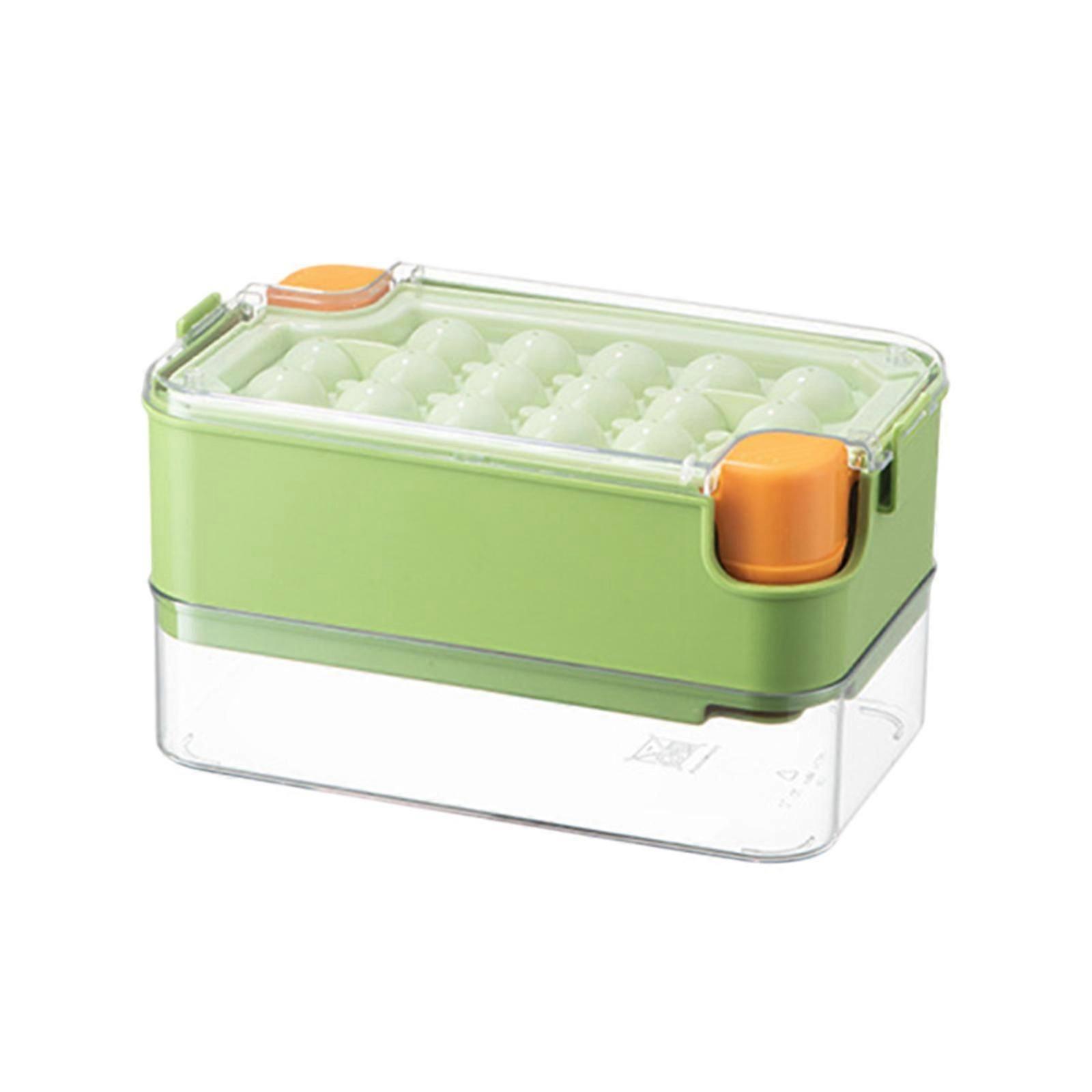 Press Type Ice Cube Tray With Storage Box Ice Cube Maker Ice Box Tray Ice Bucket Ice Mould for Beer Quick-freeze Kitchen Gadget