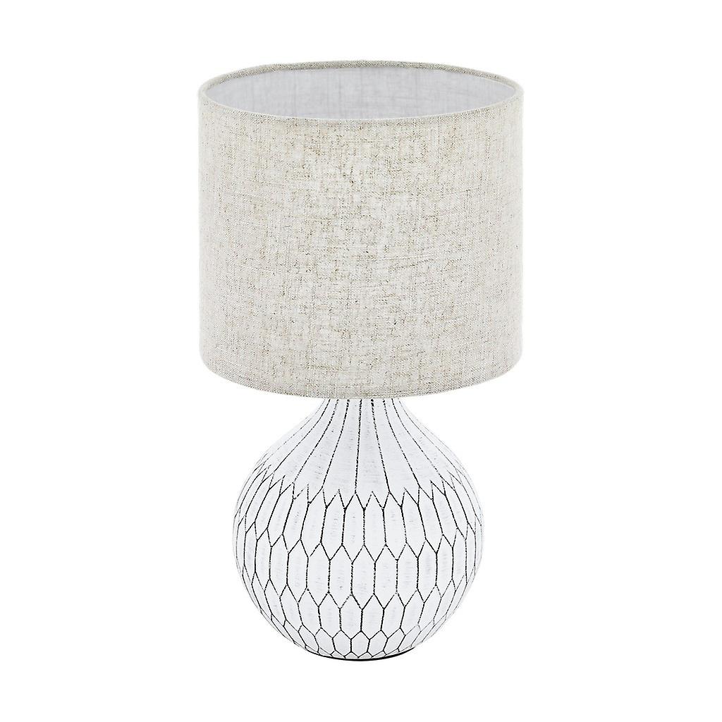 Bellariva Table Lamp With Round Shade White