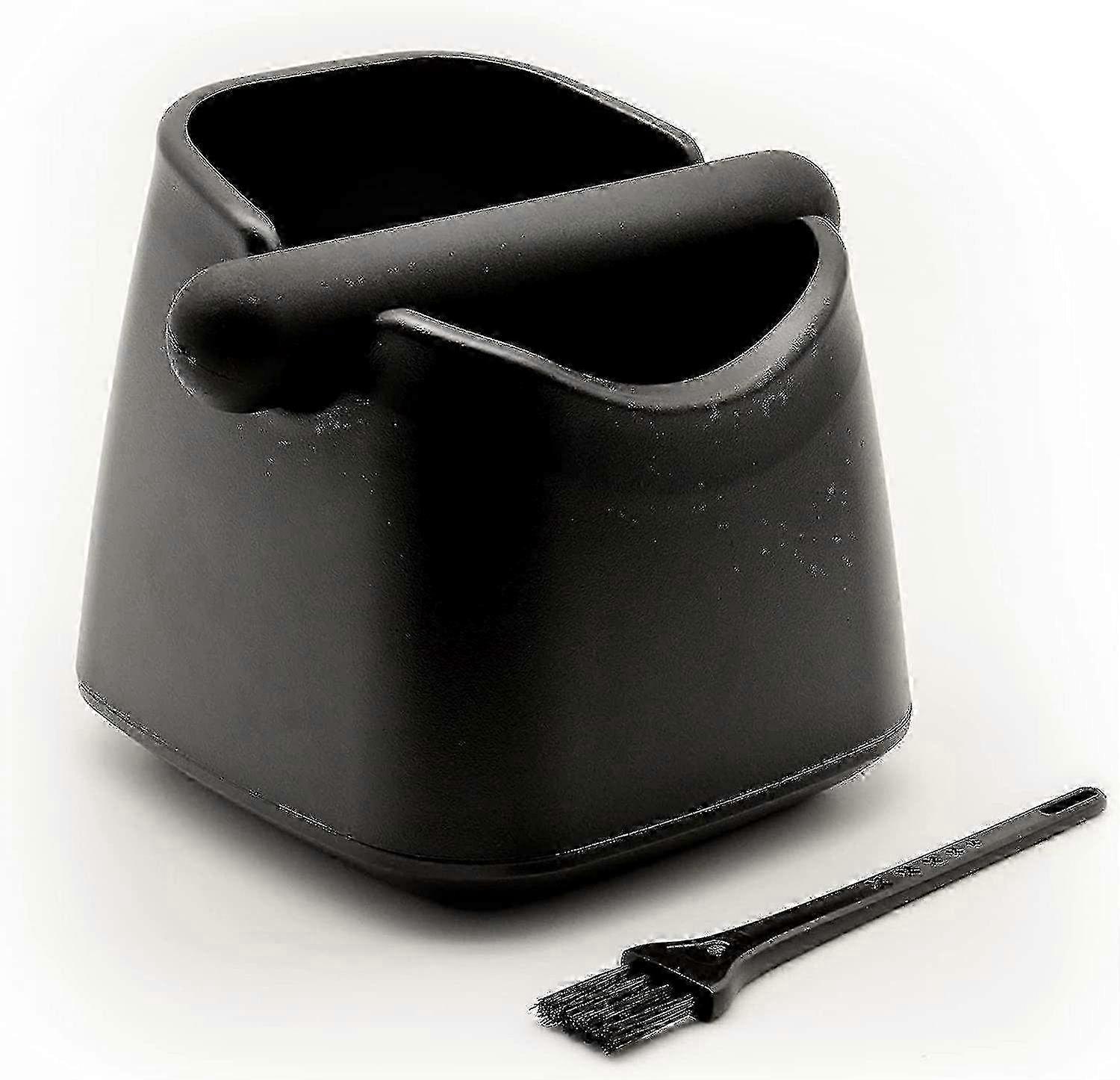 Espresso Knock Box Set with Noise-absorbing Knock Bar and Espresso Knock Box Mat - Barista Accessory SZRH A-GB