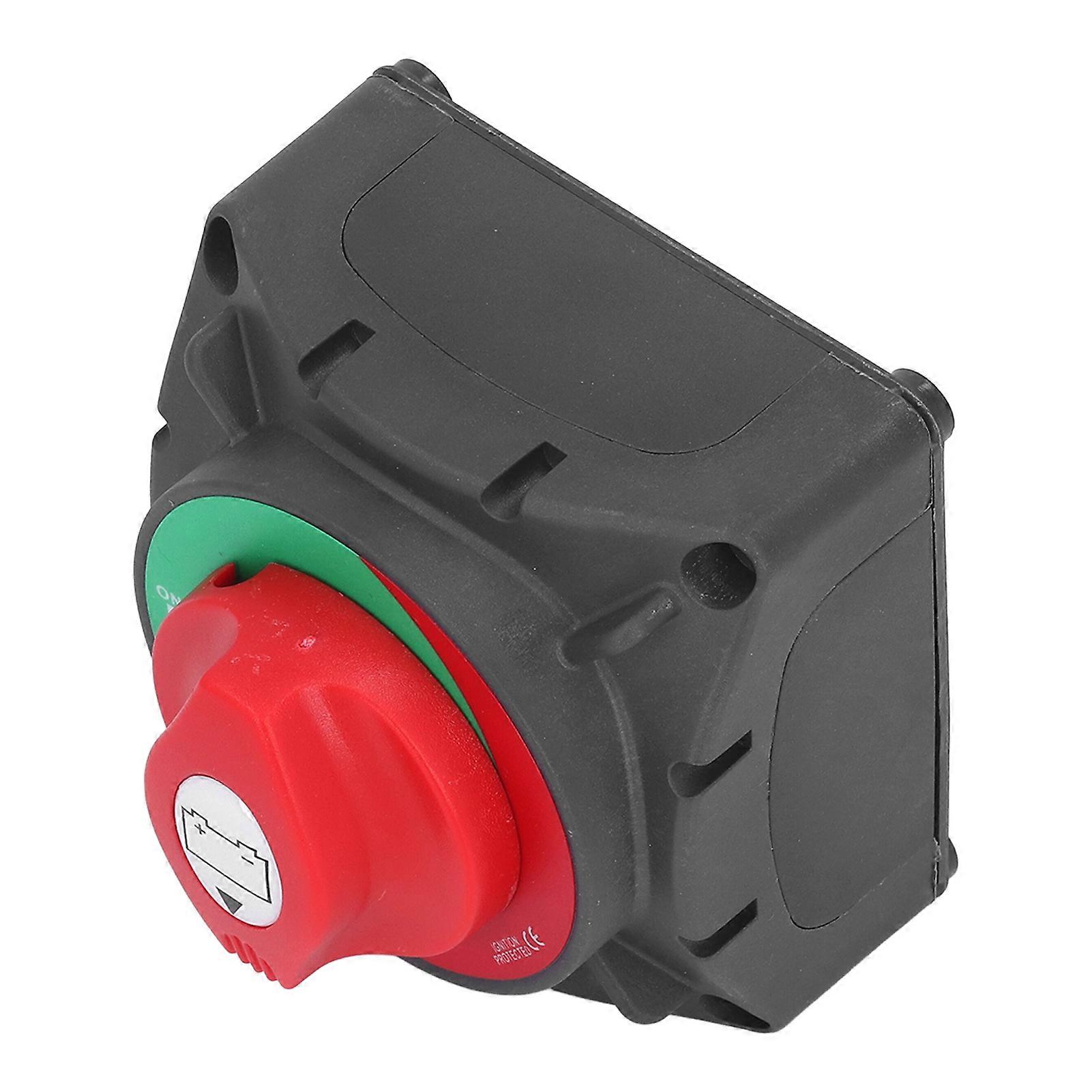 Battery Disconnect Switch Good Conductivity Large Equipment Power Cut Off Isolator ABS Battery Shut Off Knob Switch 