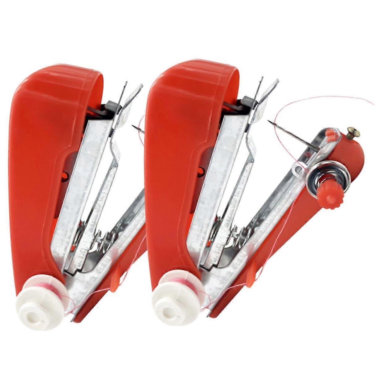Handheld Sewing Machines - 2 Mini Portable Sewing Tools for Home DIY Repairs and Craft Projects