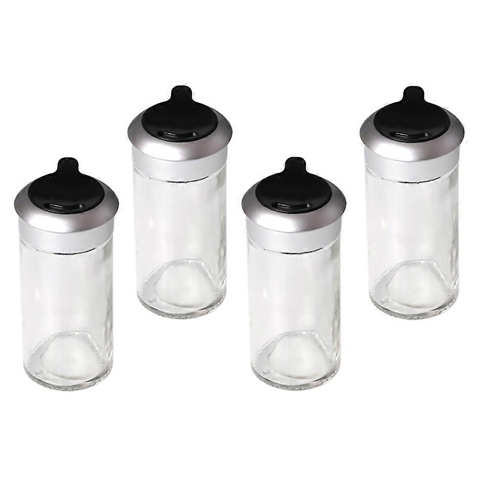 Kitchen Spice Container Set With Rotating Lid Design Ideal For Cooking Purpose Available In 100ml Size With 4Pcs Quantity