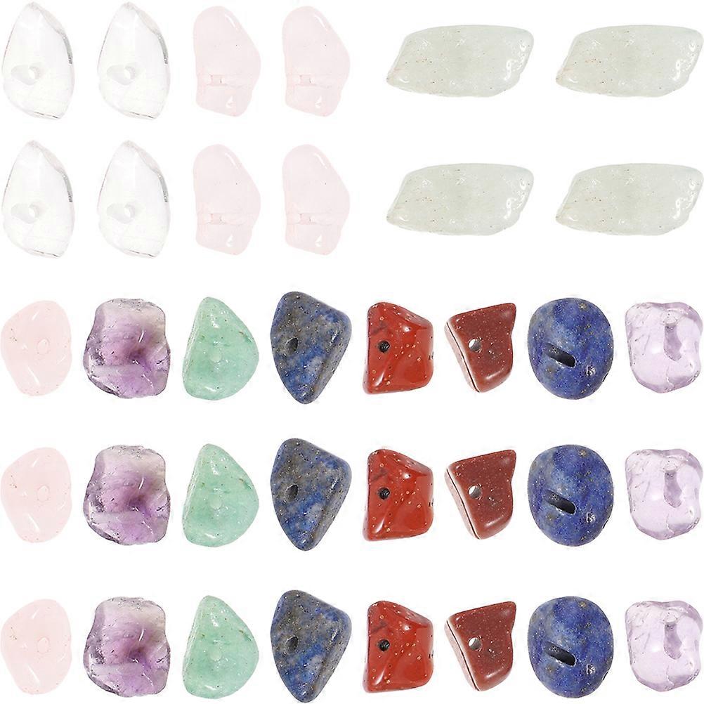 2 Sets Irregular Gravel Beads for Jewelry Making – Natural Loose Spacer Beads, Assorted Styles for Creative Crafts and Accessories