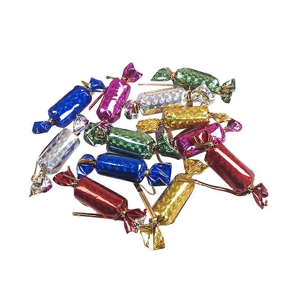 Színes cukorka függő díszkészlet 48db, tökéletes irodai és éttermi dekorációhoz