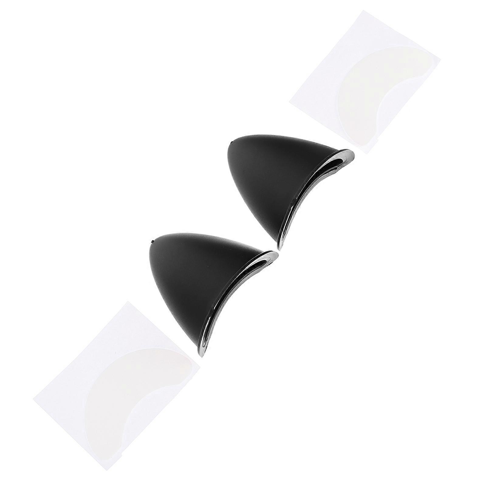 Playful Cat Ear Modifications 2Pcs Chic Black Decor Suitable For Young Adults Riding