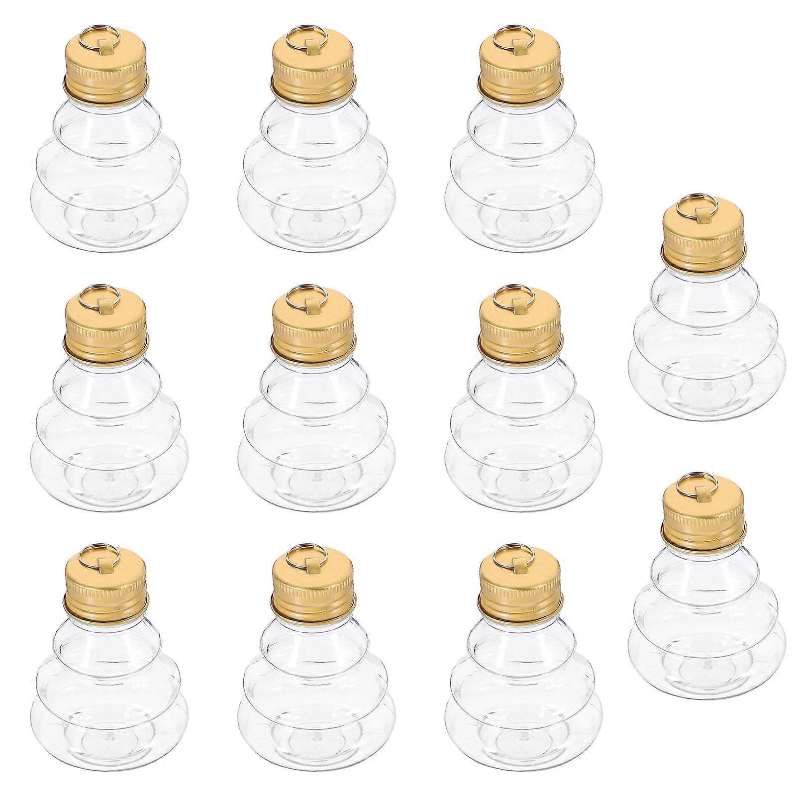 Holiday Containers With Lids 10Pcs Portable Juice Bottles Ideal For Party Decorations Perfect For Families And Business Owners