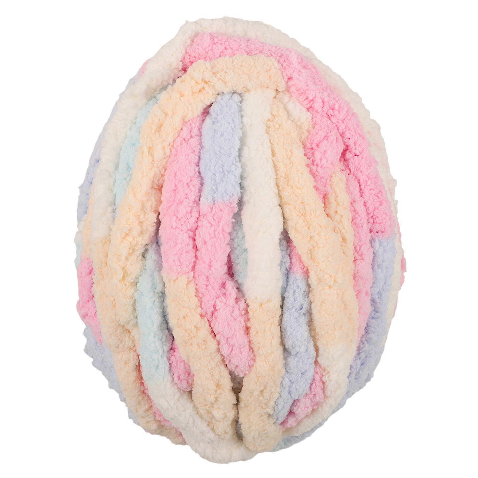 1 Roll of Portable Chunky Wool Yarn for DIY Knitting and Crochet