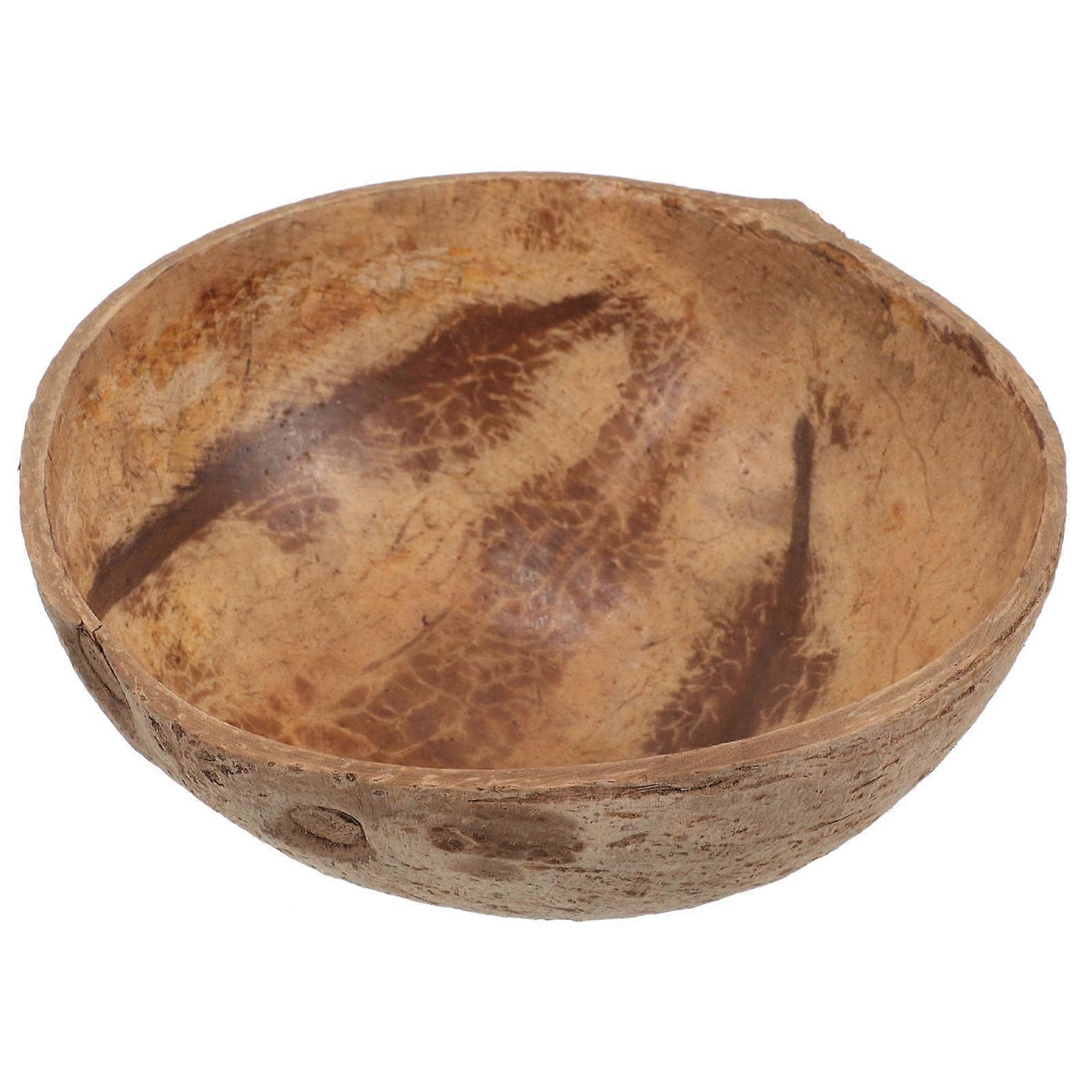Light Brown Coconuts Shell Candle Holder for Storage and DIY Gifts Natural Candle Making Container 3.5 x 3.5 Inches