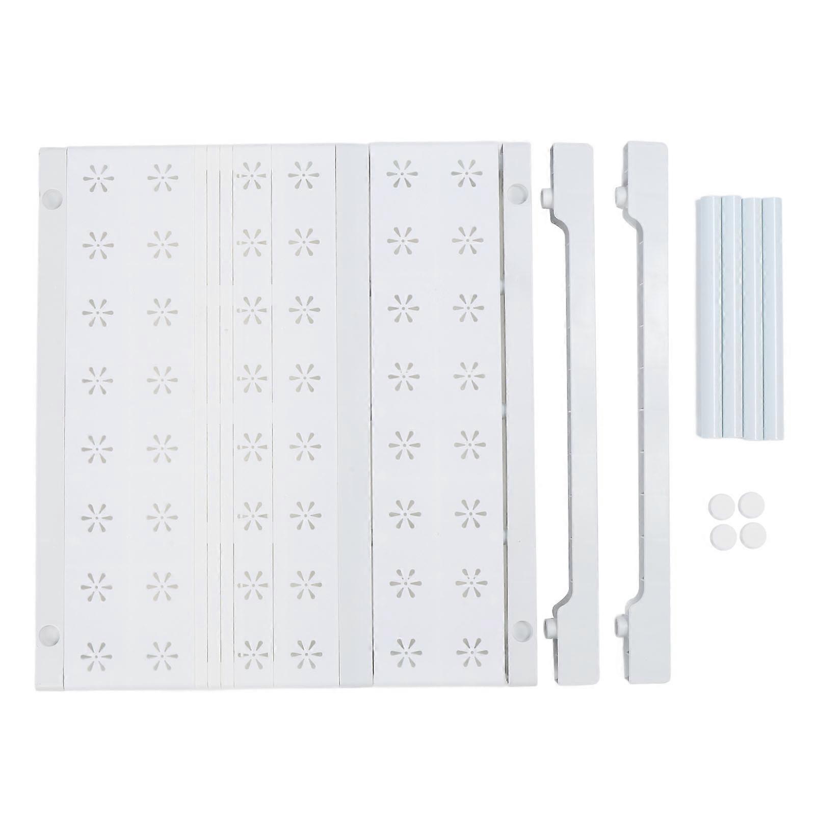 Wardrobe Organizer Expandable Full Coverage Punchless Space Saving Wardrobe Shelf for Closet Cabinet