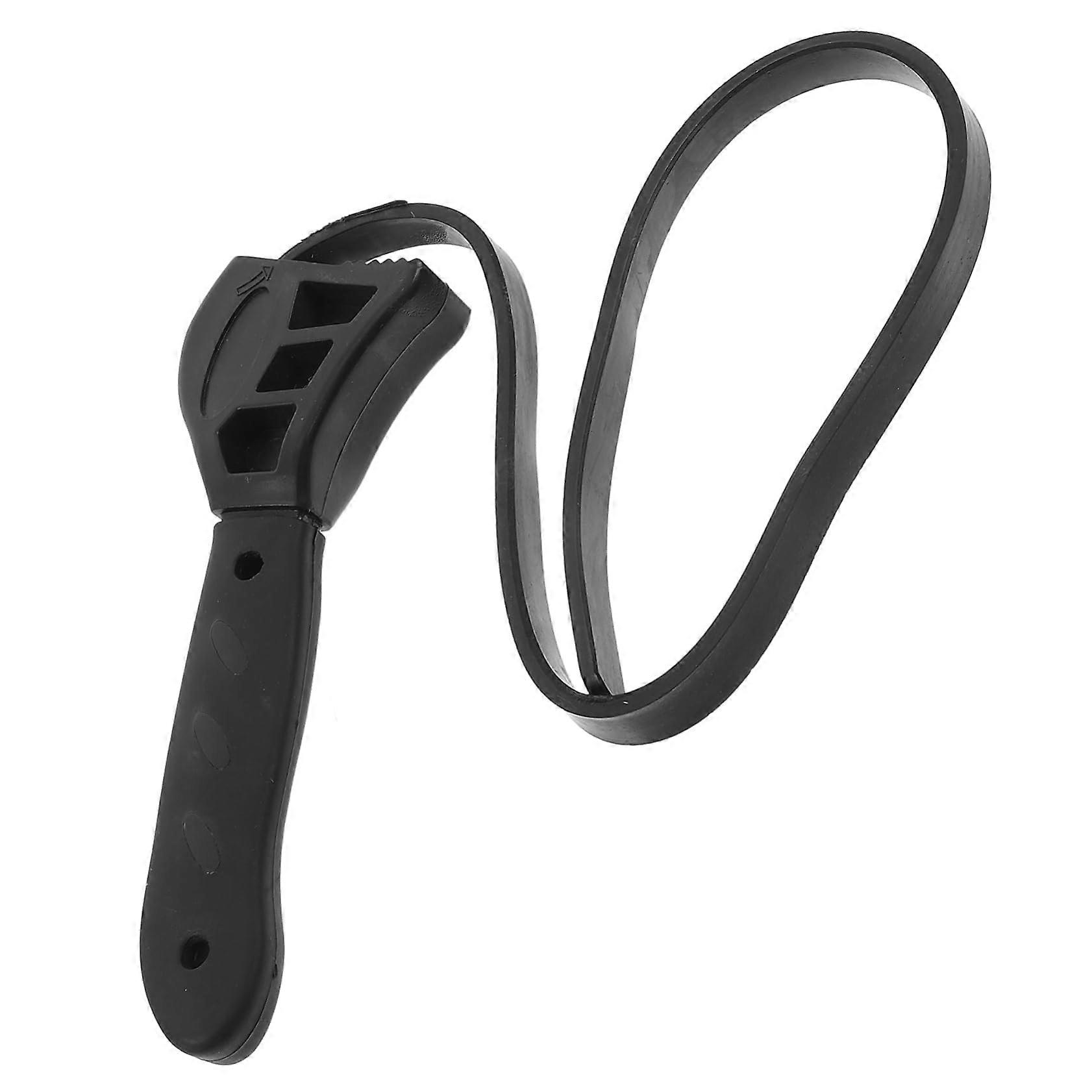 Practical Strap Wrench Oil Filter Wrench Adjustable Performance Fuel Filter Wrench for Plumbers Mechanics Durable and Versatile