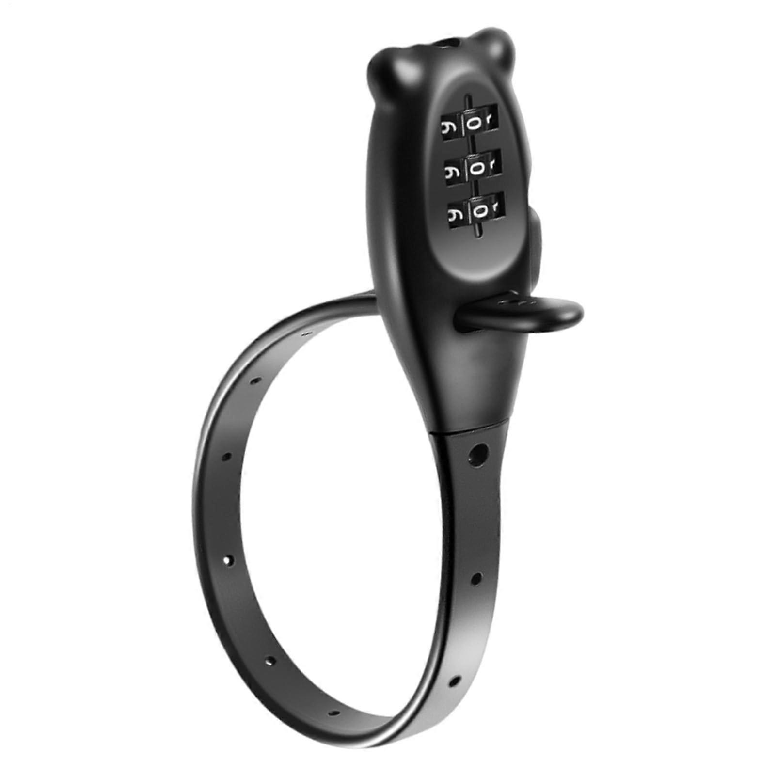 Cable Tie Lock with Combination, 47 x 0.9 cm, Lightweight Anti-Theft Security for Helmets, Strollers, Gates, and Refrigerators