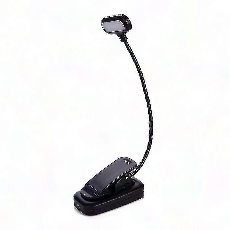 1pc USB Rechargeable Clip-on Reading Light, Eye-Friendly, Portable & Lightweight, 30.6x8.2x4.2cm