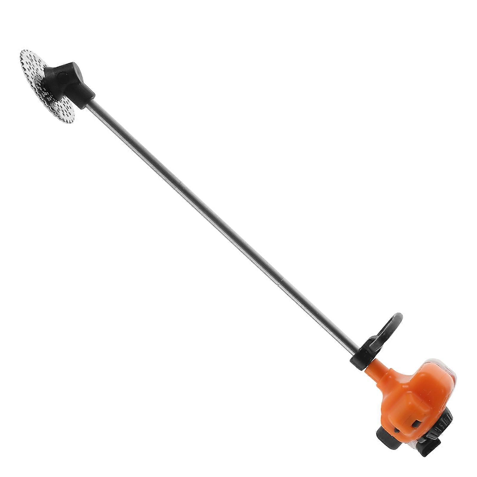 Tosaerba in miniatura Modello in PVC Puntello decorativo per accessori in scala per la casa delle bambole