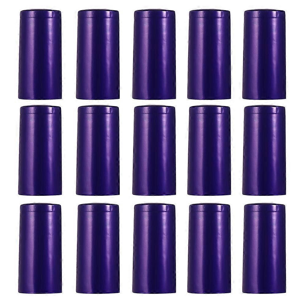 Shrink Sleeve Caps Restaurant Plastic Blue Seal 200Pcs