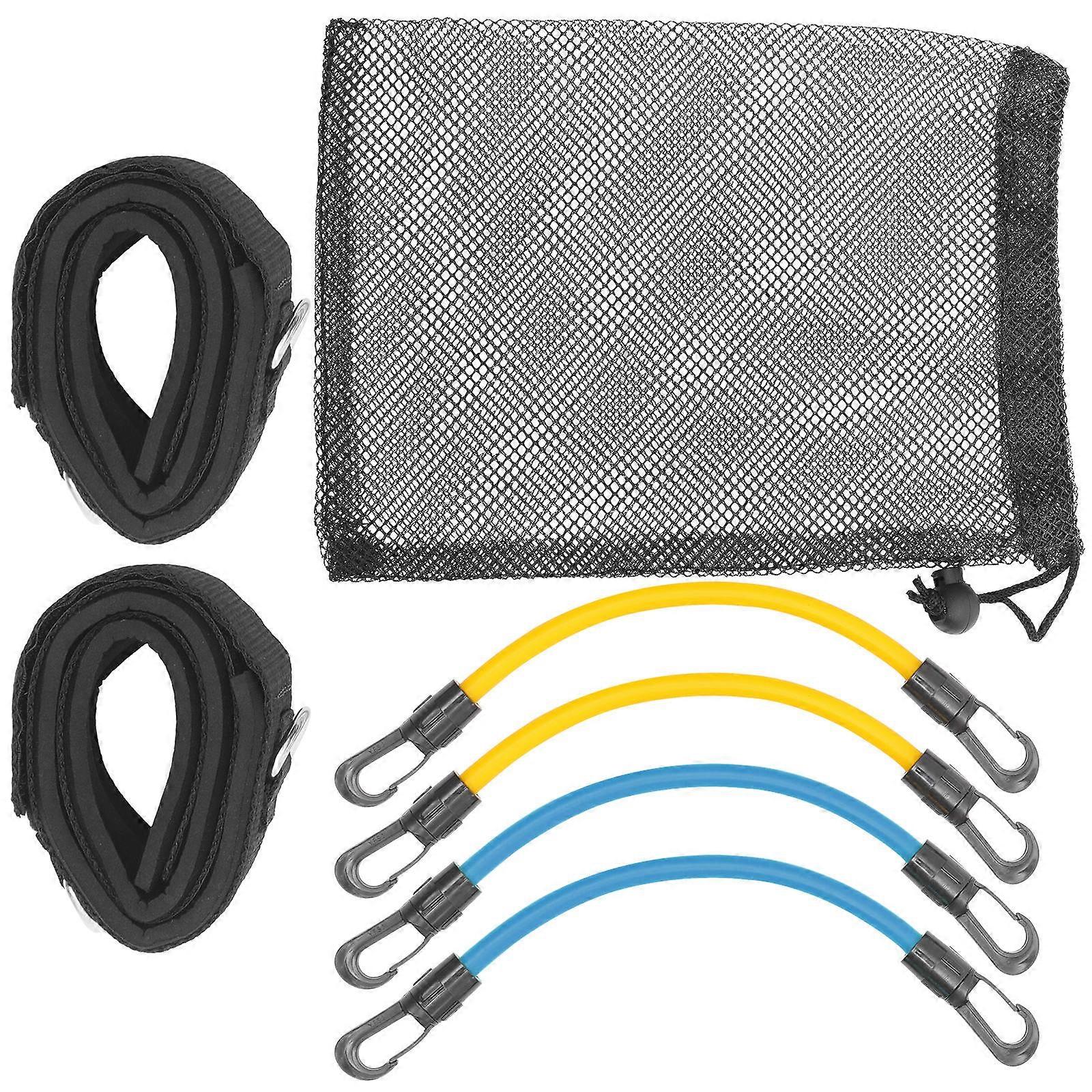 Basketball Leg Lift Trainer with Adjustable Latex Bands for All Skill Levels Assorted Color