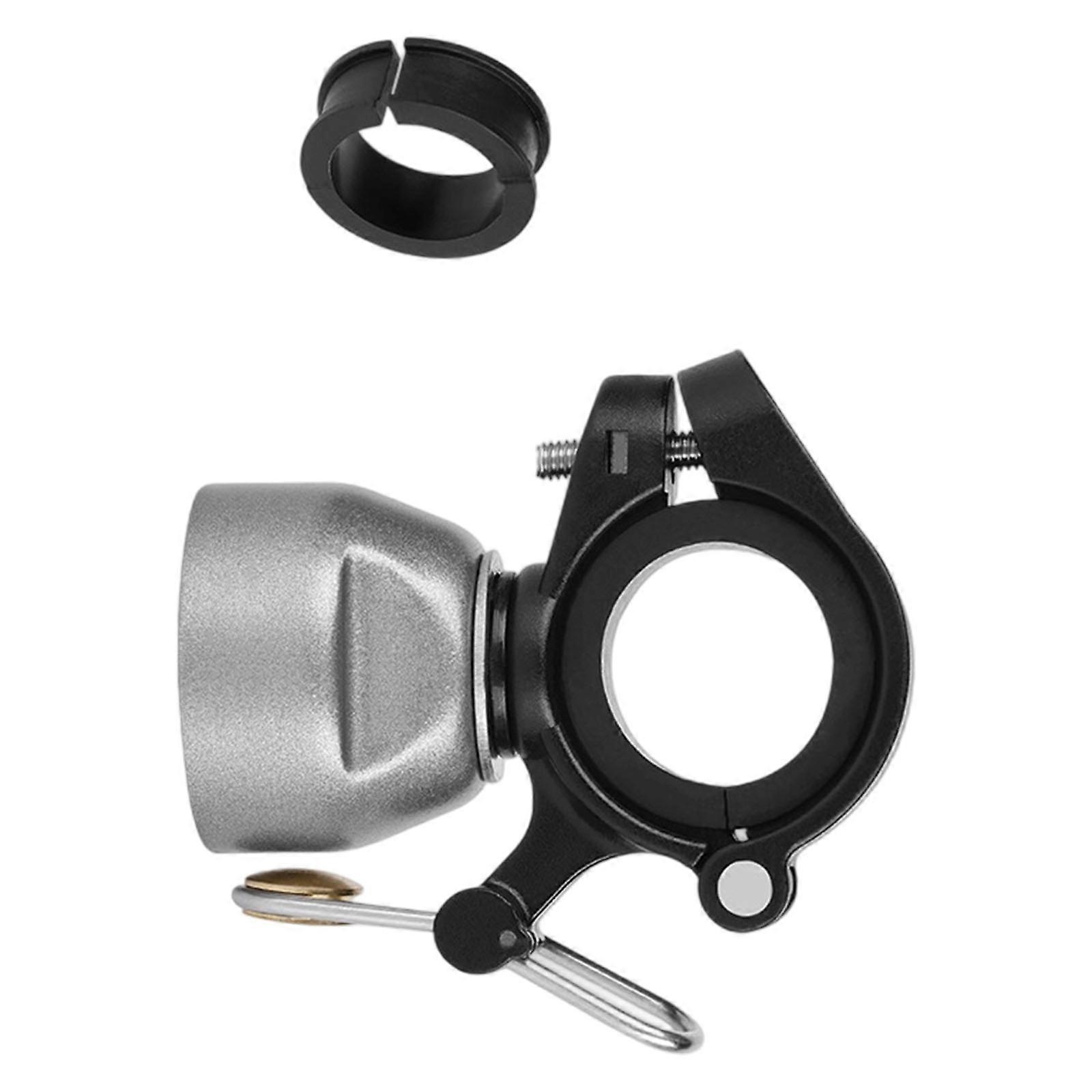 Remotes Control Bike Horn with Four Sound Models Warning Bicycles Bells for City and Mountain Cyclists  Titanium color 1