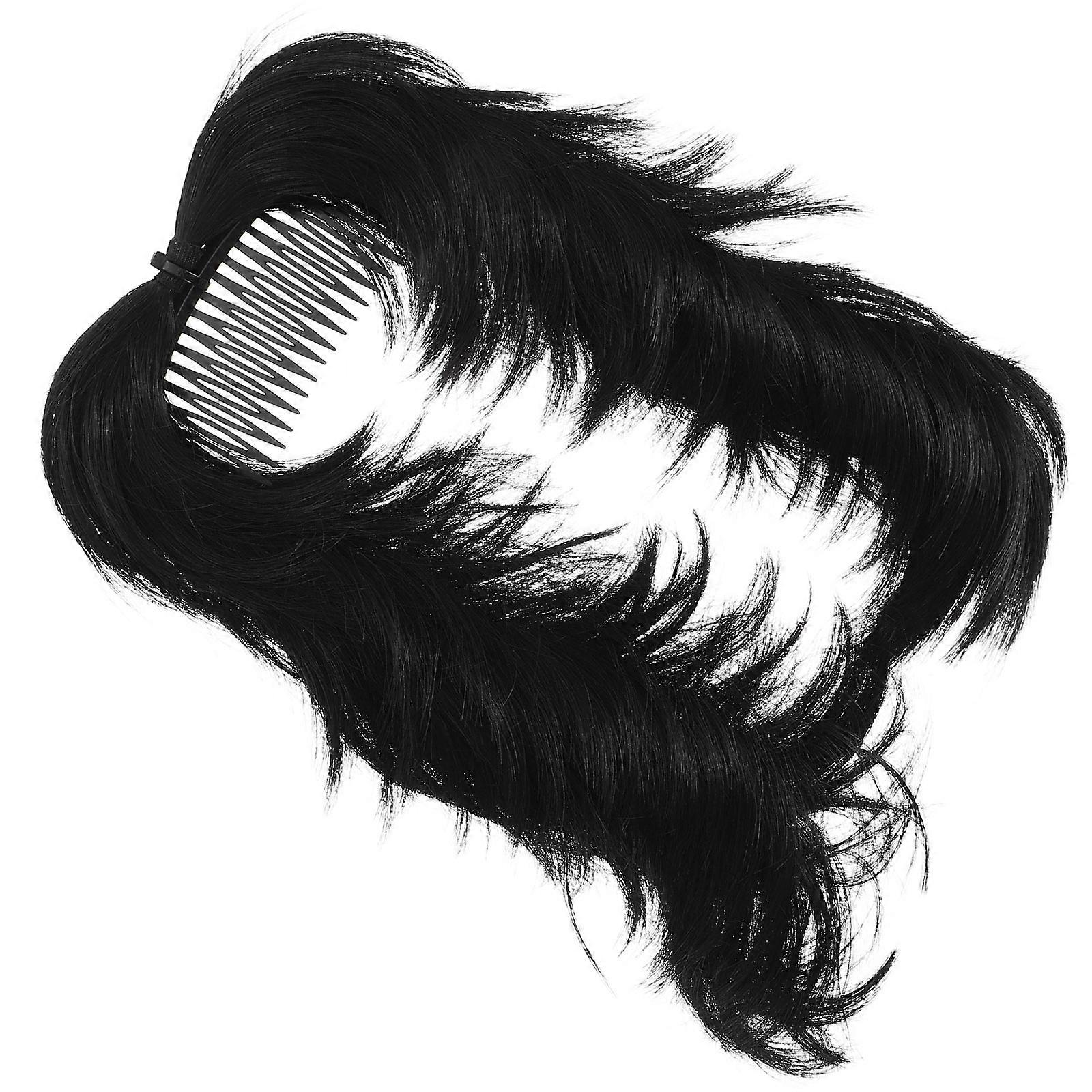 Fake Bun Messy Hair Bun Clip for Women Synthetic High-Temperature Fiber Hairpiece