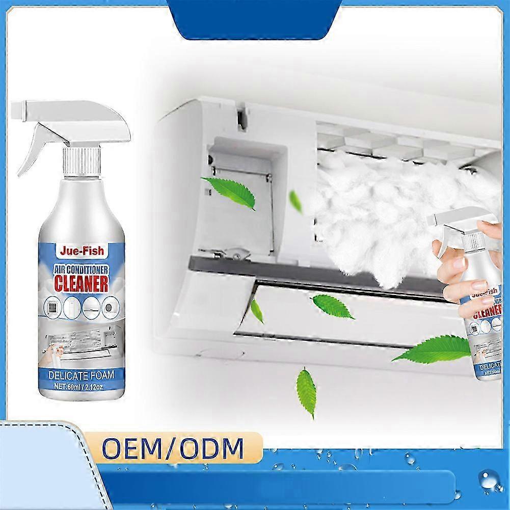 Air Conditioner Coil Cleaning Foam: Effective Dirt & Dust Cleaner for Radiators & Fans, Deodorizes with Refreshing Spray for Home ACs