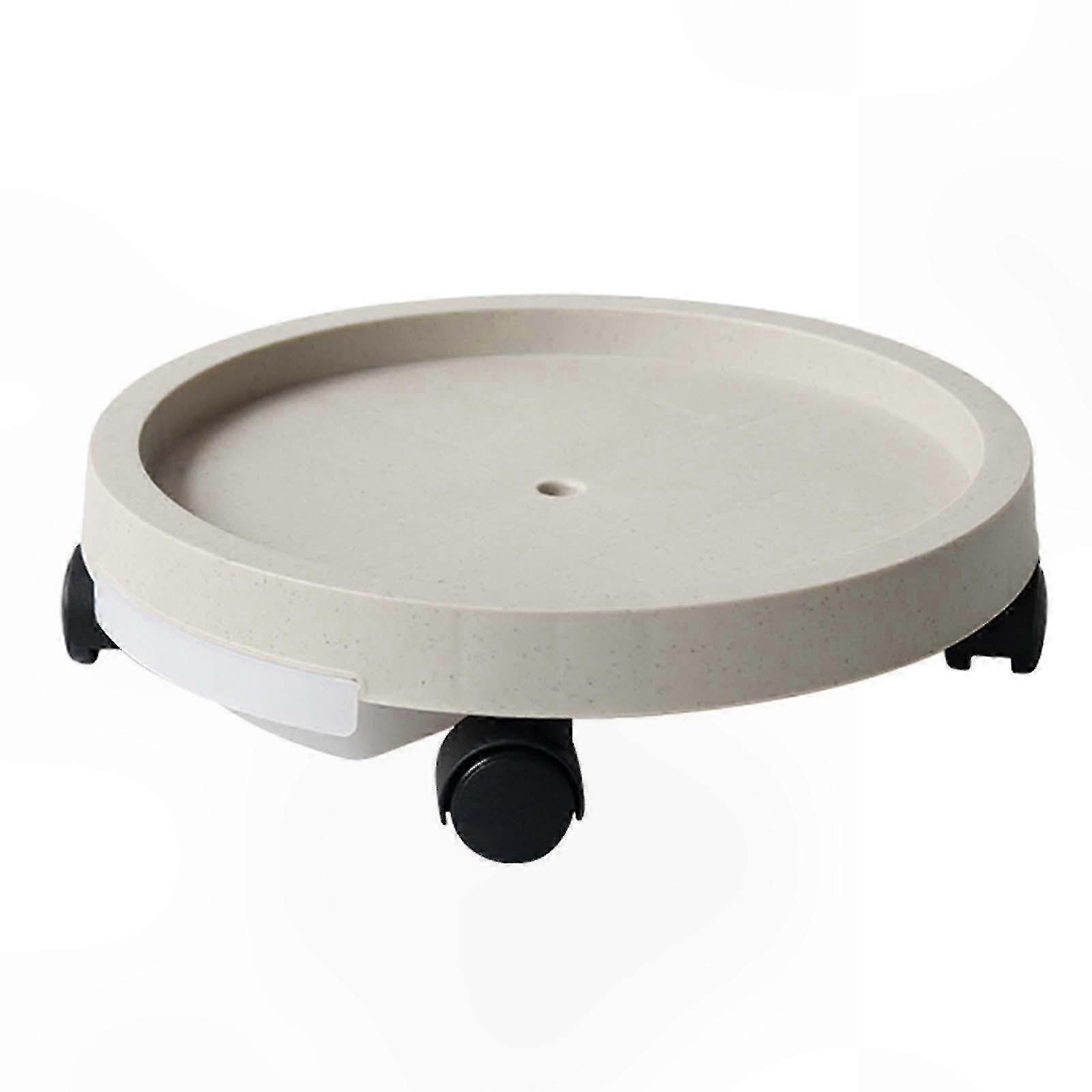 Mobile Plant Stand with Saucer Tray - 4 Wheels for Easy Movement, Durable Rolling Cart for Indoor and Outdoor Use