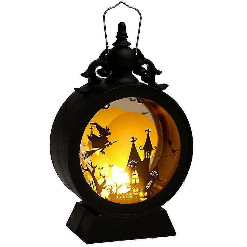 Halloween Led Light Lantern Hanging Windproof Electric Pumpkin Lights Lamp