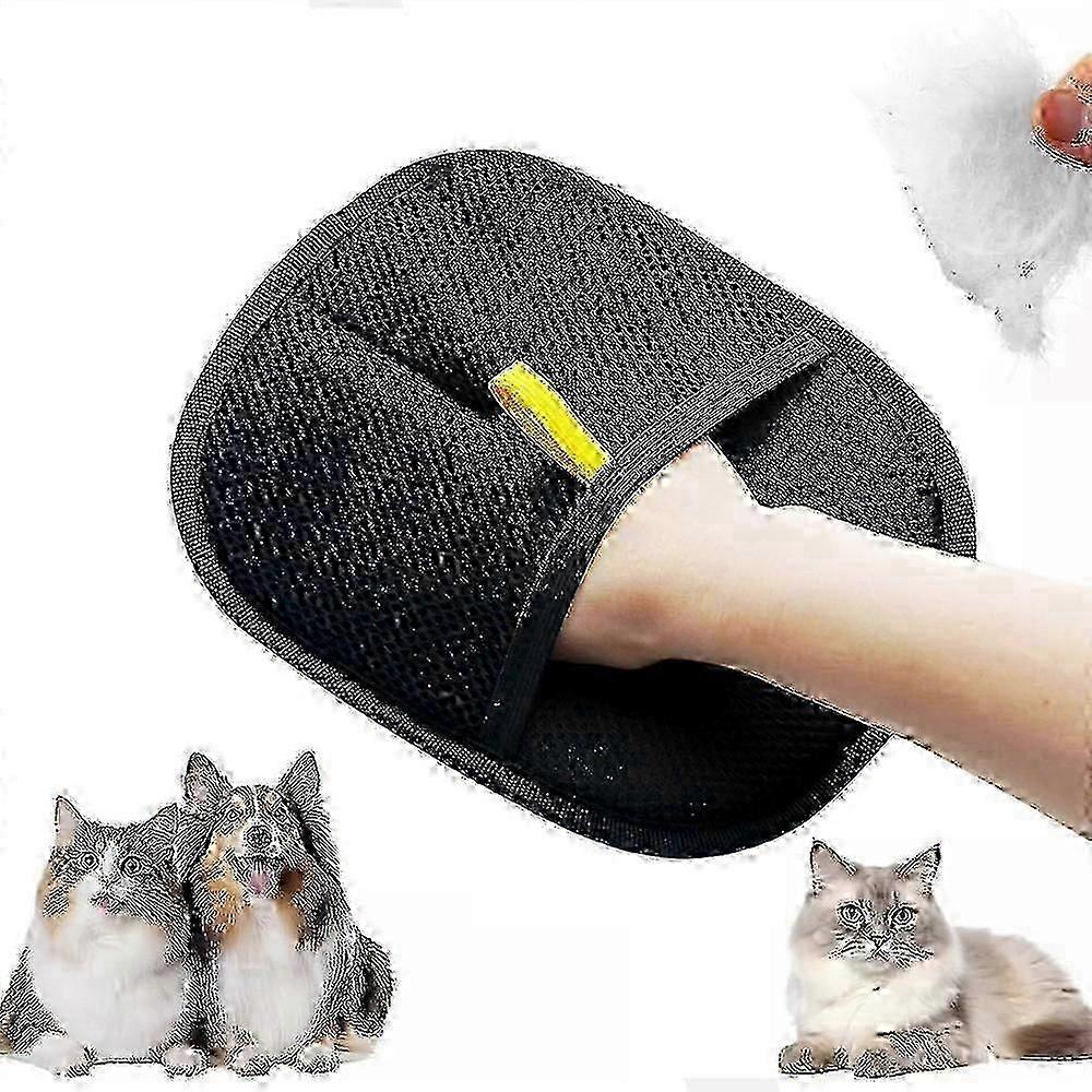 Double-Sided Pet Grooming Gloves, Cat Grooming Gloves