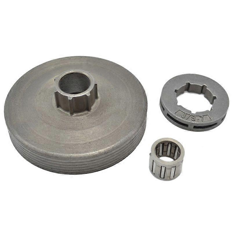Chain Saw 3/8-7T Rim Sprocket With Chainsaw Clutch Drum For 45Cc 52Cc 58Cc Gasoline Engineg Parts R