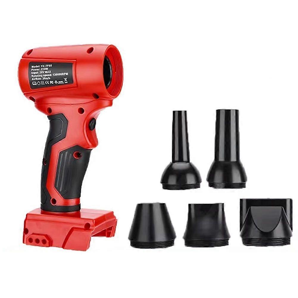 210W High Speed Jet Blower for 18V Lithium-Ion Battery Mini Electric Air Duster Multi-Function Clea