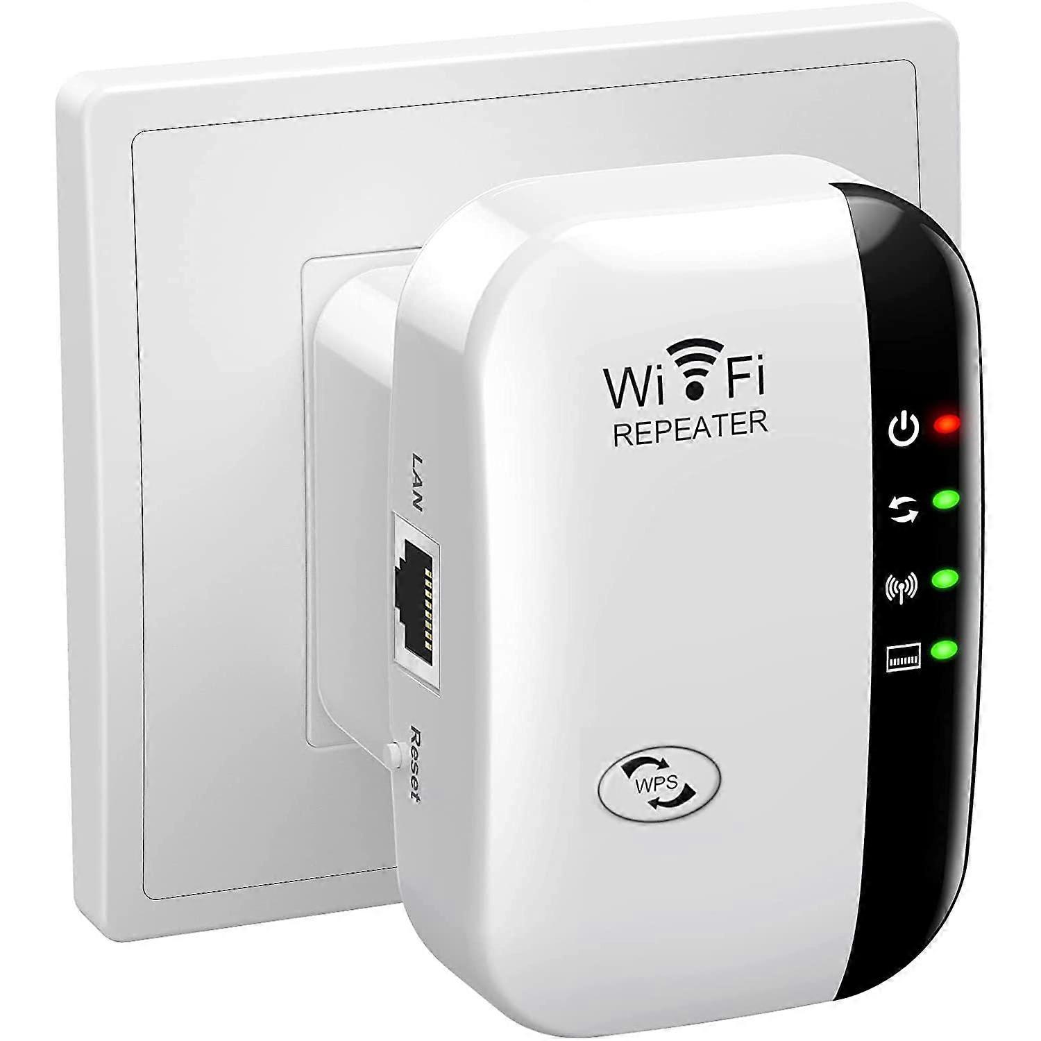 WiFi Extender - 5800 sq. ft, 55+ Devices, Alexa Compatible(White)