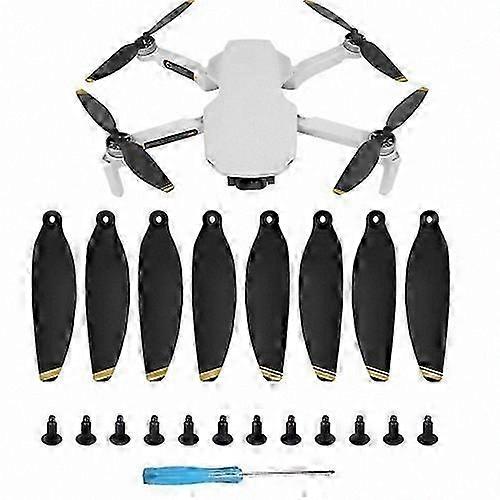 8-Piece Set of Quiet Quick-Release Propellers for Drone Models Mini SE, Mini 2, and Mini 2 SE