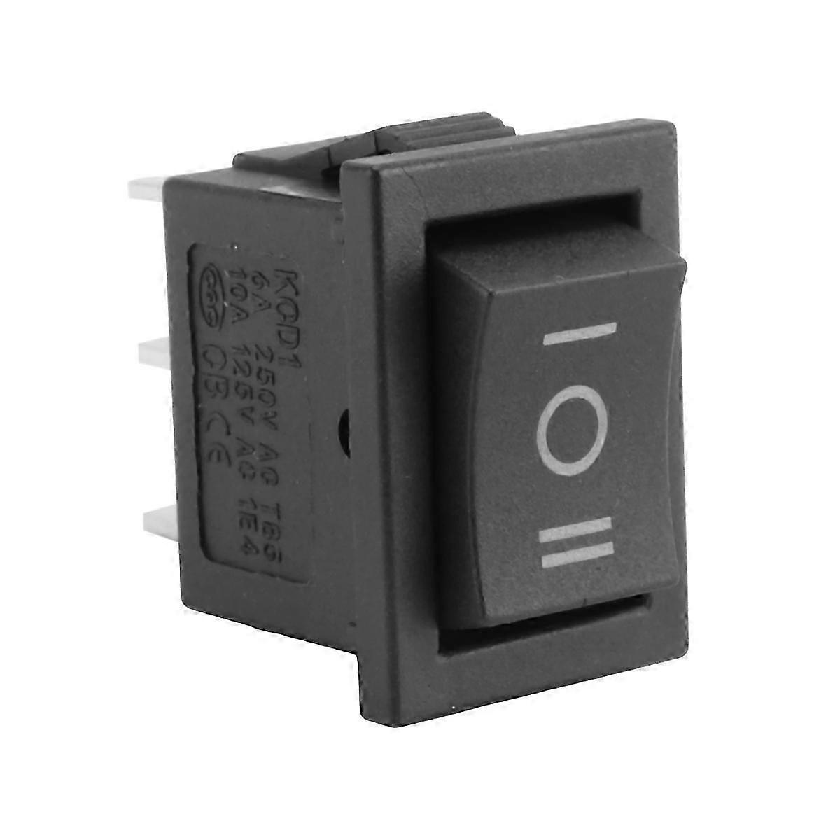 SPDT ON-OFF-ON 3-läges snäppströmbrytare AC 250V/6A 125V/10A