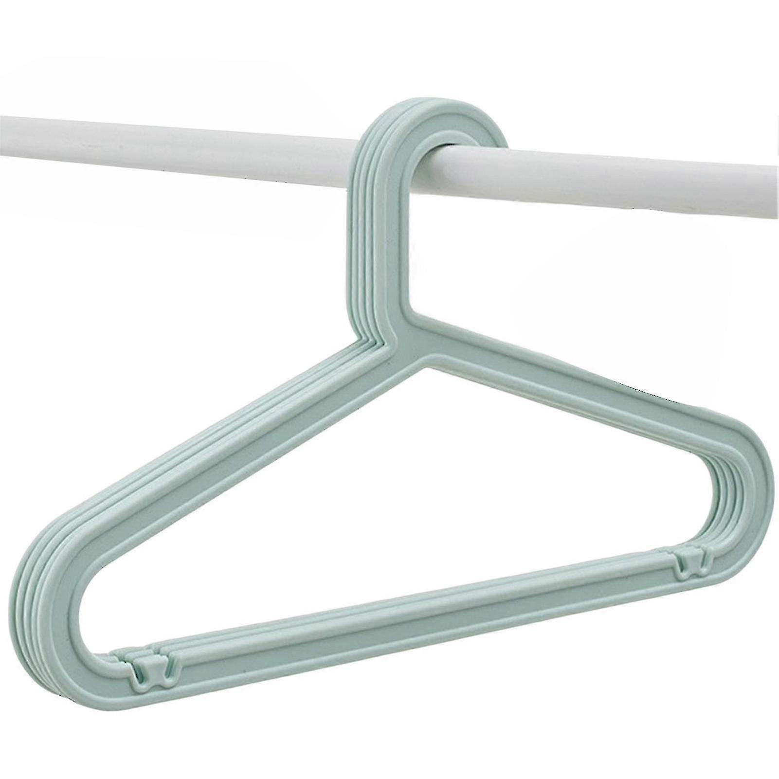 10 件装标准 PP 衣架轻量级衬衫衣架，适合日常使用