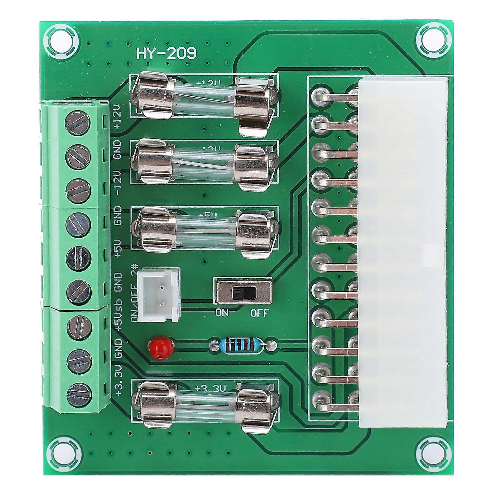 ATX Power Board Computer Supply Adapter Module 20Pin 24Pin for Computer Benchtop Desktop