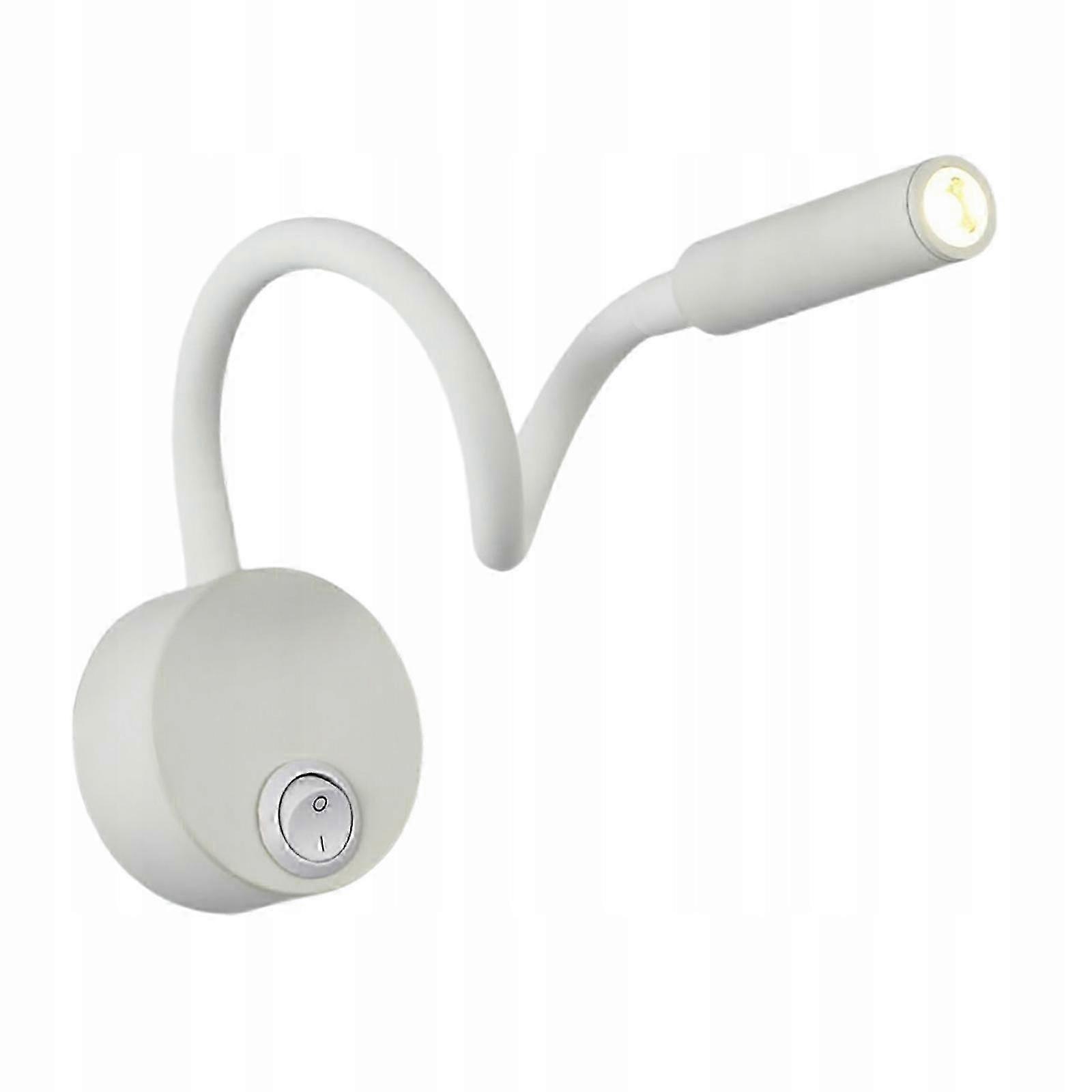 Led Reading Lights, White Wall Mount Base Switch