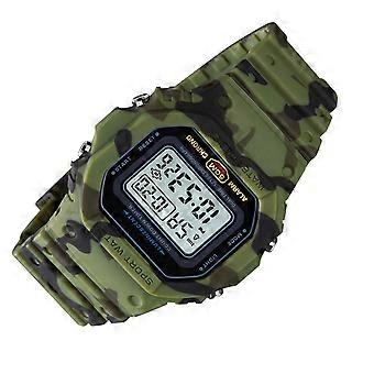 Men's Digital Sport Watch Waterproof LED Backlight Electronic Wristwatch with Alarm Stopwatch Countdown Classic Design Durable