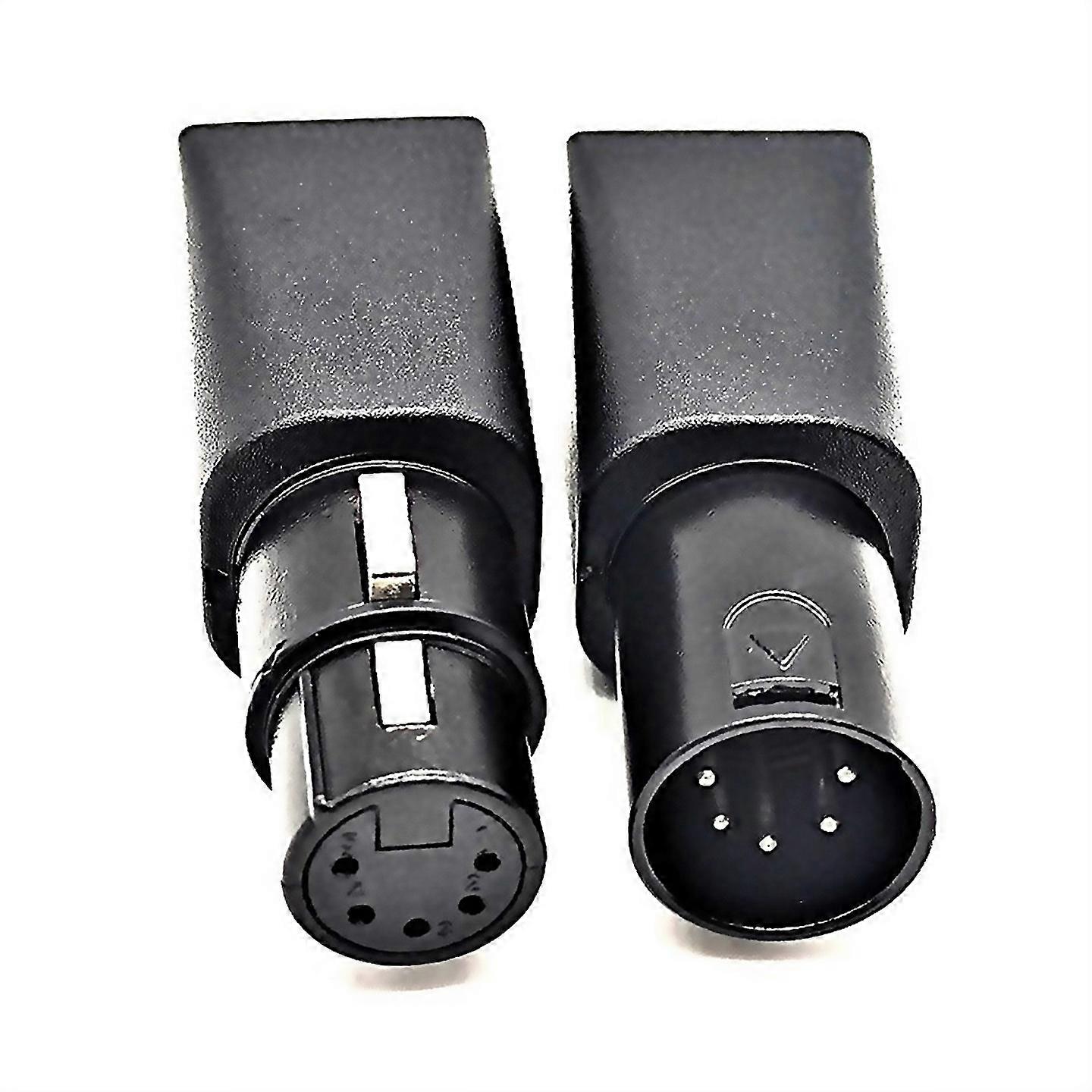 For 1pair To Rj45 Connector Rj45 Ethernet To 5 Pin Xlr Female Male Adapter For Audio Video